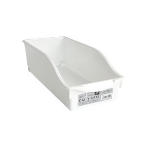 デイリーケース コロ付レギュラー クールホワイト 15.6×35×高さ10.5cm