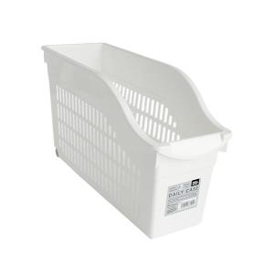 デイリーケース コロ付ロング クールホワイト 13×35.3×高さ19.8cm