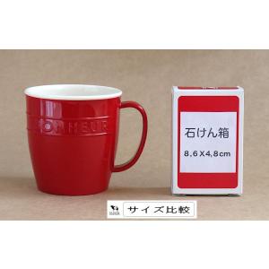 マグカップ ボヌール ポリプロピレン製 レッド...の詳細画像1