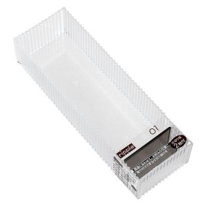 小物入れ リップル01 モノトーン 8×24．6×高さ5．1cm