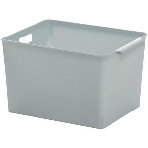 バスケット ワイド(18.9×25.3×高さ15cm) ライトブルー (100円ショップ