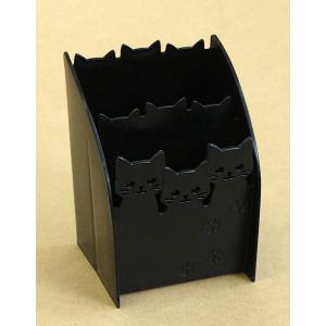 ネコリモコンスタンド ブラック 9.7×8.1...の詳細画像2