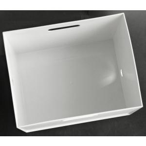 収納ボックス カレオ 深型 ワイド ホワイト ...の詳細画像5