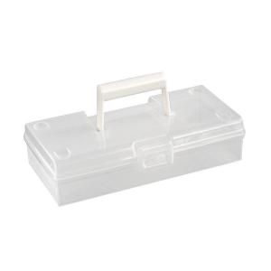 収納ボックス プチヴェールボックス モノトーン ロング(16×8.3×高さ4cm) ［色指定不可］ (100円ショップ 100円均一 100均一 100均)