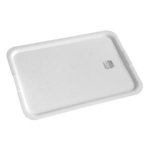 プレーンボックスフタ ホワイト Lサイズ(38.5×27.5×高さ1.6cm)