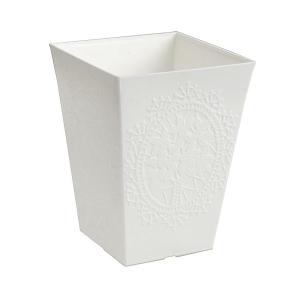 植木鉢 ミルクール角ポット 深型 オフホワイト ...の商品画像