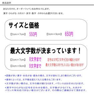 オーダーネーム ネームワッペン ネーム ワッペ...の詳細画像2