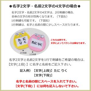 ◆オーダー品◆お名前ワッペン(名札型・ちゅーり...の詳細画像5