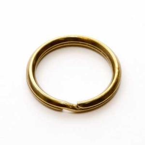 レザークラフト 材料 金具 リング ブラス・二重リング