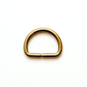 レザークラフト 材料 金具 ブラス・Ｄカン 21mm Ｂ 2ヶ入 誠和 SEIWA