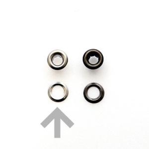 【在庫大放出セール11/3まで】レザークラフト 材料 金具 ハトメ ＃200 ＢＮ 40組入 誠和 ...