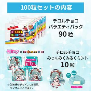 チロルチョコ 大容量 100粒 ( 初音ミクチ...の詳細画像2
