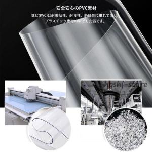 透明 テーブルクロス 円形 直径120cm/1...の詳細画像5