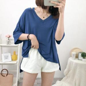 Tシャツ レディース 半袖 トップス カットソ...の詳細画像4