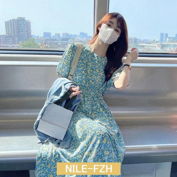 花柄 ロングワンピース レディース 春夏