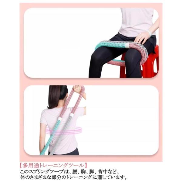 PVC 重たいフラフープ フラフープ エクササイズグッズ ダイエット ソフト ソフトスプリングフラフ...