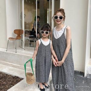 親子ペアワンピース2点セット親子ペアルックレデ...の詳細画像1