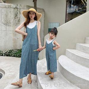 親子ペアワンピース2点セット親子ペアルックレデ...の詳細画像4