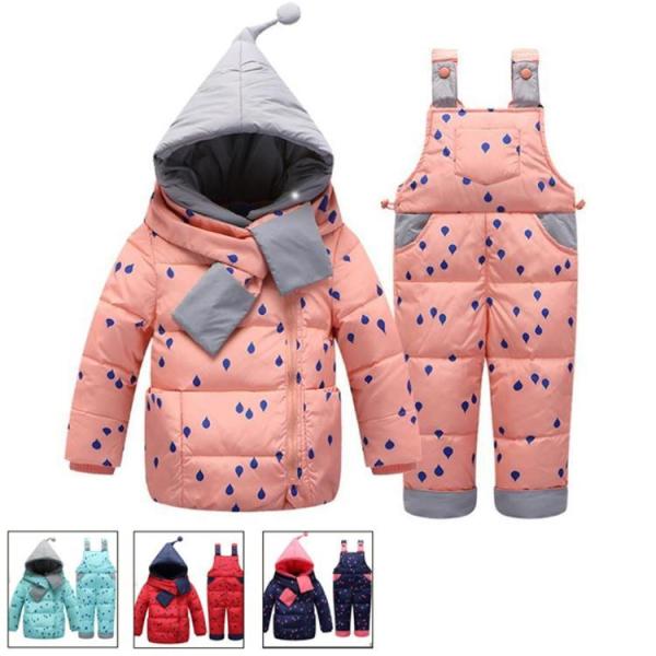 上下セット 女の子 男の子 秋冬　ダウンコート キッズ ダウンコート ショート トレンド 子供 ダウ...