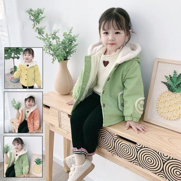 女の子 秋冬　ダウンコート キッズ ダウンコート ショート カジュアル フード付き 子供 ダウンジャ...