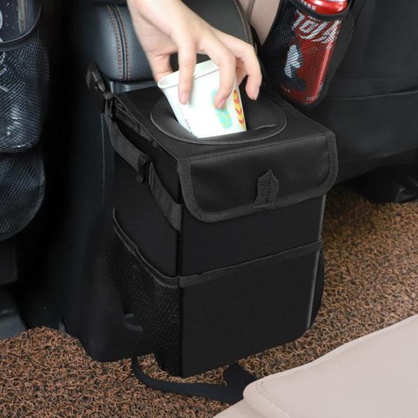 車ゴミ箱 車載用 ゴミ袋 ダストボックス 携帯ゴミ箱 荷物収納 隙間収納 小物入れ 便利グッズ 簡単...