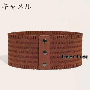ベルト サッシュベルト コルセットベルト ワイ...の詳細画像5