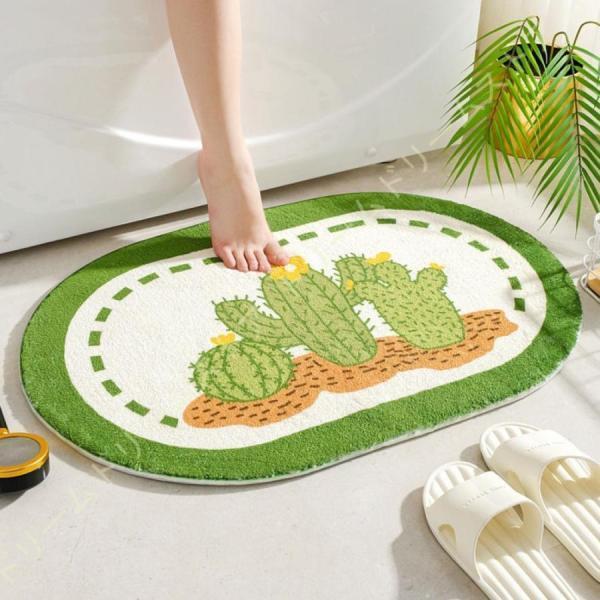 バスマット マイクロファイバー 大判 足拭きマット ホテル仕様 おしゃれ 洗える 丸洗い 大きいサイ...