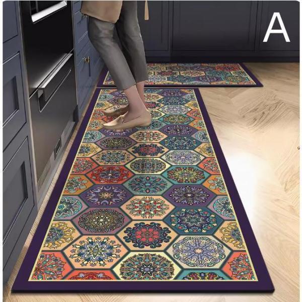 ボヘミア風 トクハラテクノロジー 珪藻土バスマット ソフト 洗える キッチン 長方形 おしゃれ アス...