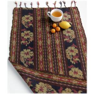 イカットフリークロス・パラレルフラワー（ジャワ島