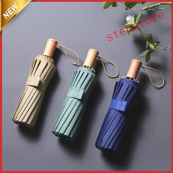 【値下げ】メンズ 折りたたみ傘 遮光遮熱 晴雨兼用傘 紳士用 ビジネス傘 16本骨 三段折りたたみ傘...