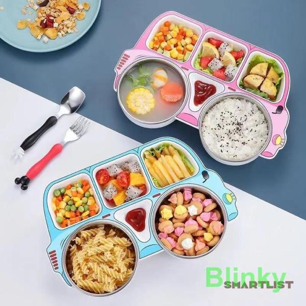 子供用プレート皿 子ども用皿 仕切り 子供食器セット 幼児 車皿 子供 離乳食 食器 ピッタリ吸着 ...