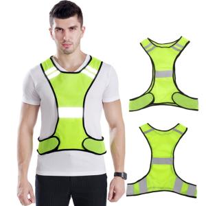 ランニング ベスト 反射 メッシュベスト 夜間 作業服