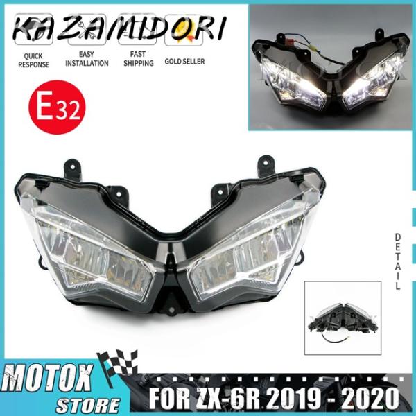 並行輸入品 KAWASAKI LED ヘッドライト ZX-6R 2019 - 2023  フロントヘ...
