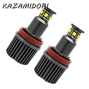 並行輸入品 BMW E82E90E92E60E61E63E89X6 対応 カーアクセサリー 1個 H8 120W LED マーカー ハローライト キセノンホワイト