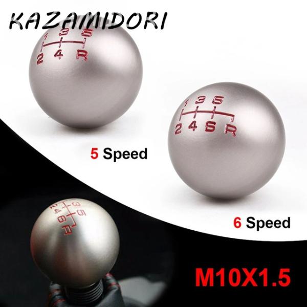 並行輸入品 ホンダ用 5/6速  ボール型シフトノブ  M10x1.5 シビック シティ FD2 F...