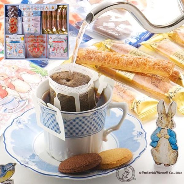 ピーターラビットTM コーヒー＆スイーツギフト(PSG-20N) 【神戸浪漫】 かわいい お菓子