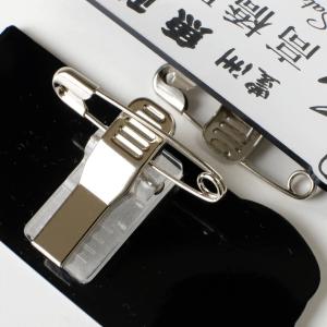 バッジ 缶バッジ クリップ ワニ口 安全ピン ...の詳細画像2