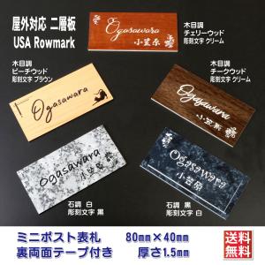 表札 おしゃれ 製作 作成 屋外 安い ミニ ...の詳細画像1
