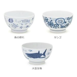 波佐見焼 食器 ナチュラル69 natural69 茶碗 おしゃれ かわいい 釣りよか 芸能人 藍 ご飯 軽い モダン 茶碗 ご飯茶碗 飯碗 夫婦茶碗 魚柄 ジンベイ
