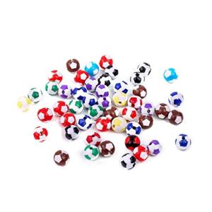 大容量 12mm サッカー ボール ビーズ 100個セット ハンドメイド