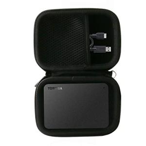 WERJIA 収納ケース互換の東芝 Canvio 1TB/2TB/4TB HDD ポータブルハードディスク収納ケース