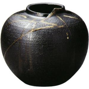 焼締壺型花瓶 13号 （信楽焼・花瓶・花入れ・花器・壺・壷・水盤・B004