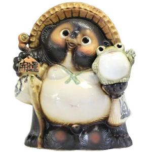 信楽焼たぬき40号 福ひねり狸 H121cm : 器屋一信ヤフー店 - 通販