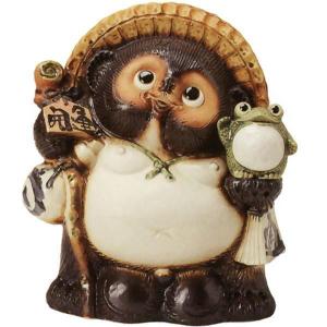 信楽焼たぬき10号 福蛙付開運狸 H31cm : 器屋一信ヤフー店 - 通販