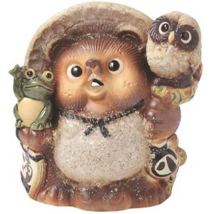 信楽焼 たぬき 満願成就狸 8.5号 陶器 置物 タヌキ : 彩り屋 - 通販