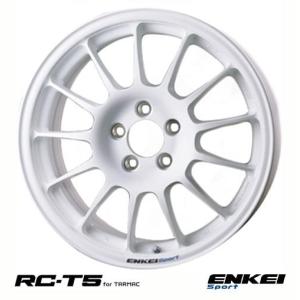 【 ENKEI Sports RC-T5 for TARMAC 】 16インチ 6.5J 5H-114.3 +45 ホワイト 1本 (エンケイ スポーツ 軽量ホイール)｜kazoon