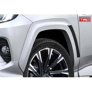 RAV4 ストリートモンスター　オーバーフェンダー　(助手席前後)中古 送料無料！2019 RAV4 TRD 前後オーバーフェンダー 4段式