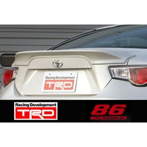 【 TOYOTA 86 (ハチロク)　ZN6 / FA20 用 】 ＴＲＤ リヤトランクスポイラー 　D4S（クリスタルブラックシリカ） 品番： MS342-18001-C0　(TRD)