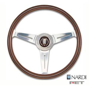 [ FET NARDI CLASSIC WOOD 36φ ] 360mm ウッド＆ポリッシュスポーク　品番： N120 (FET 正規品 ナルディ クラシック ウッド)