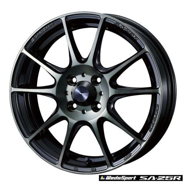Weds Sports SA-25R　17inch 7.0j +48 5H / 100 WBC (1...